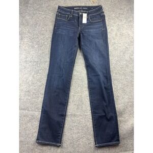 American Eagle Outfitters Women's 8 Long Tall Skinny Jeans Next Level Stretch